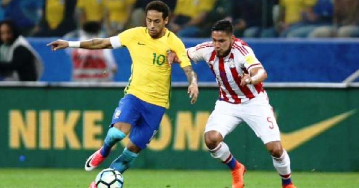 Neymar foi o melhor jogador em campo na vitória de 3x0 sobre o Paraguai. Foto: Lucas Figueiredo.