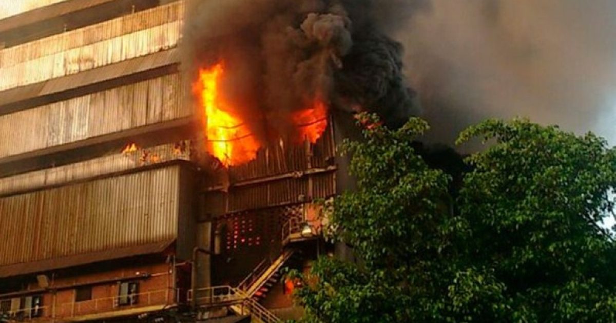 Não há mais informações ou detalhes sobre as circunstâncias do incêndio. Foto: Divulgação/Corpo de Bombeiros.