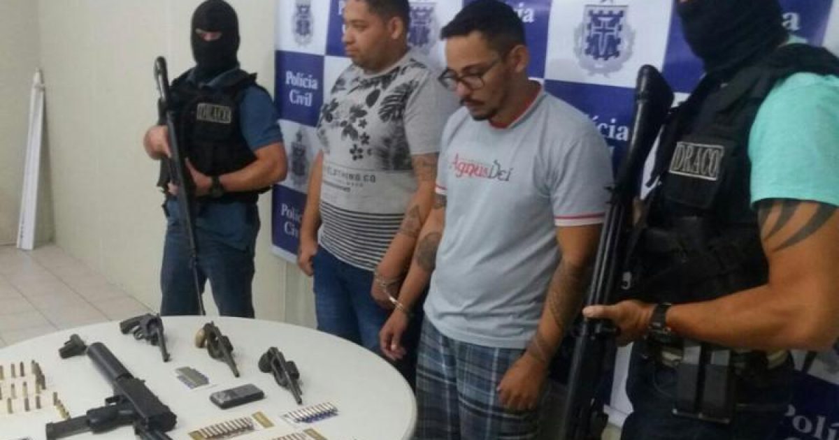 Vinícius Lopes de Oliveira e Gilvan Oliveira Ferreira foram presos.