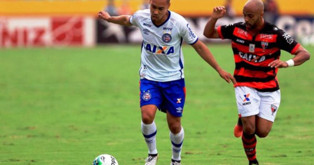 Edigar Junio foi o autor do único gol do Bahia. Foto: Felipe Oliveira/EC Bahia.