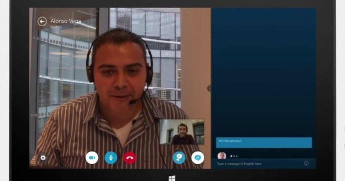 Skype Translator o recurso agora conta com o português do Brasil. Foto: Reprodução/iG São Paulo.