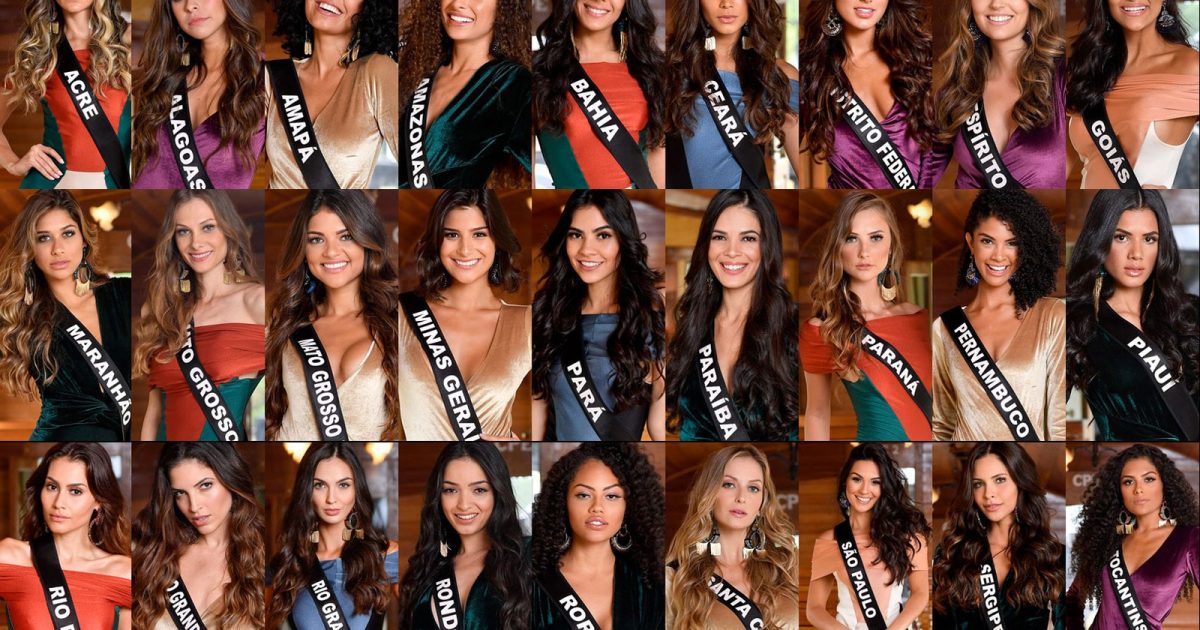 Veja as 27 candidatas do concurso Miss Brasil 2019 — Foto: Rodrigo Trevisan/Divulgação/Miss Brasil