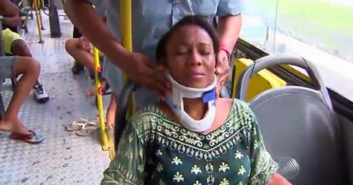 Samu foi chamado para socorrer as vítimas. Foto: Reprodução/TV Bahia.