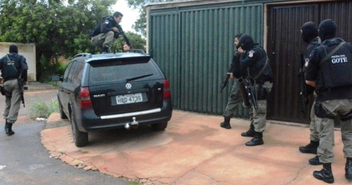 Policiais cumprem 59 mandados no Tocantins e nos demais estados. Foto: Divulgação/SSP-TO.