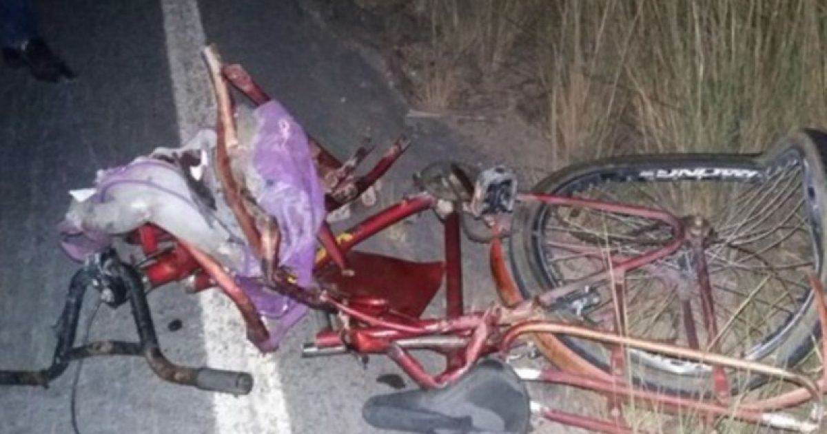 Perícia aponta que ciclista foi atropelado de forma traseira. Foto: SulbahianewsqUinderlei Guimarães.