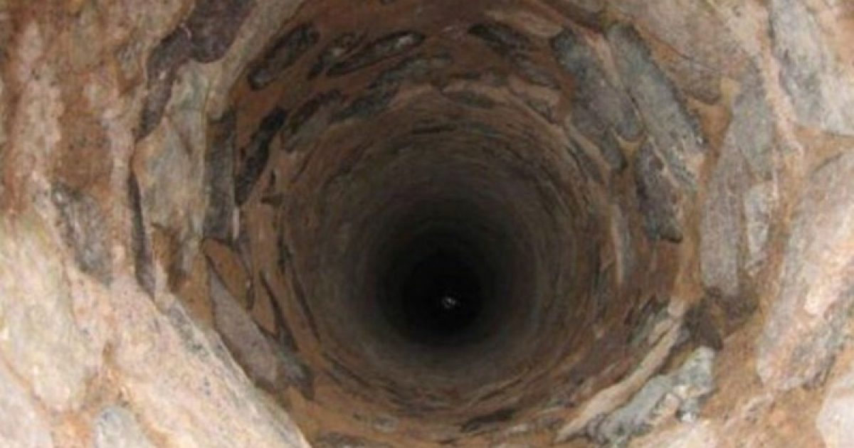 Poço tem profundidade de, aproximadamente, 14 metros. Foto: mesquita.blog.br