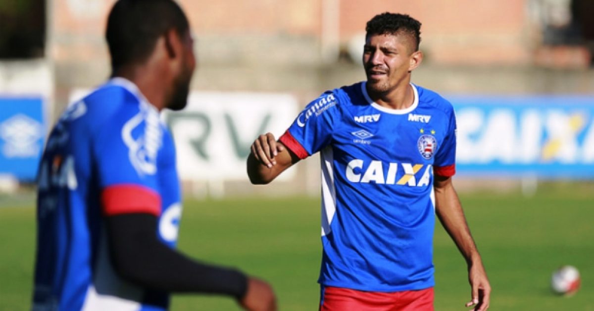 Edson deve ser o escolhido para o lugar do suspenso Juninho. Foto: Felipe Oliveira/EC Bahia.