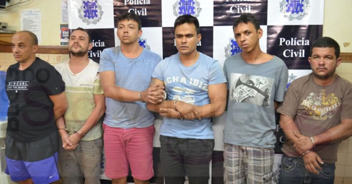 Sete suspeitos foram presos em Luís Eduardo Magalhães. Foto: sigivilares.com.br.
