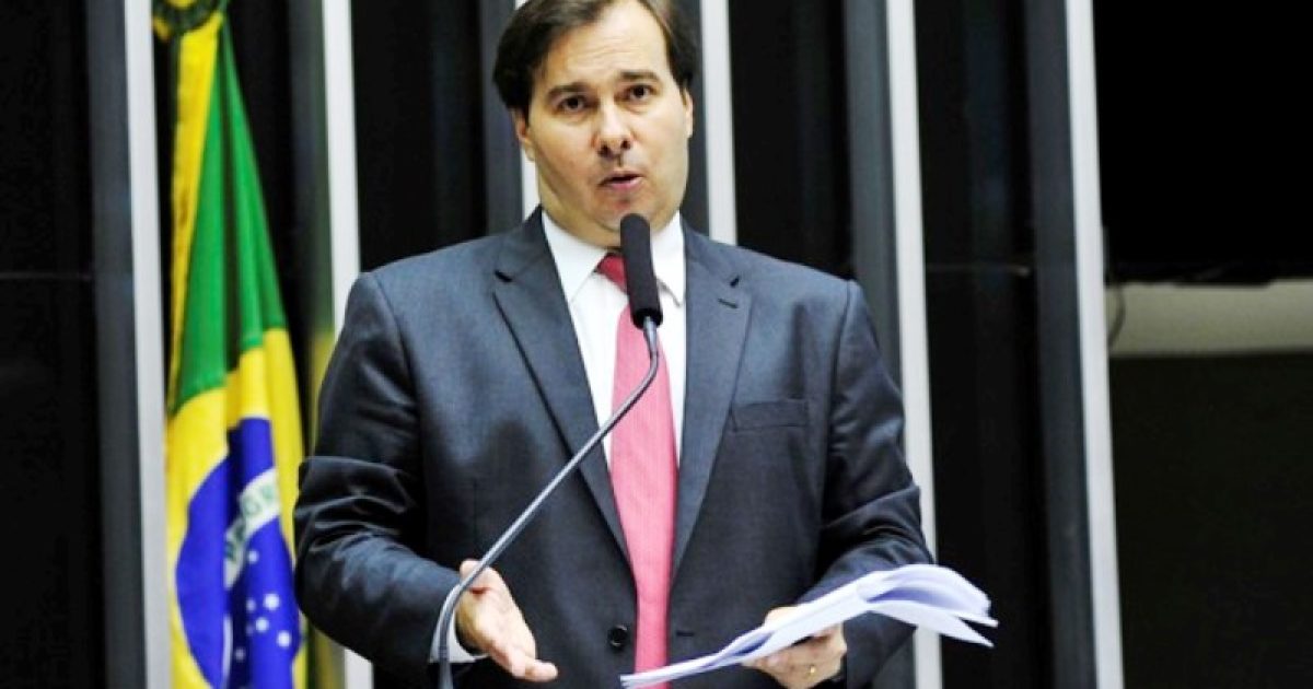 Atual presidente, Rodrigo Maia (DEM-RJ). Foto: Luis Macedo.