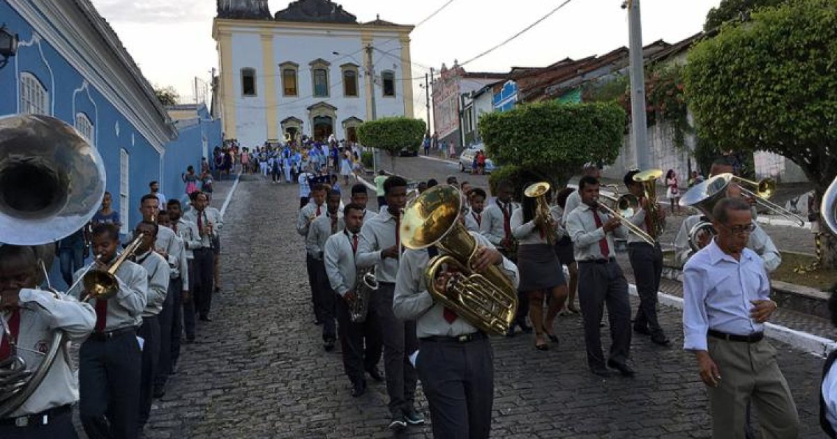 A filarmonica reúne 55 músicos desfilará hoje até a sede da Minerva (Foto: A Filarmônica Minerva Cachoeirana é referência no estadoRoberto Franco l Divulgação)