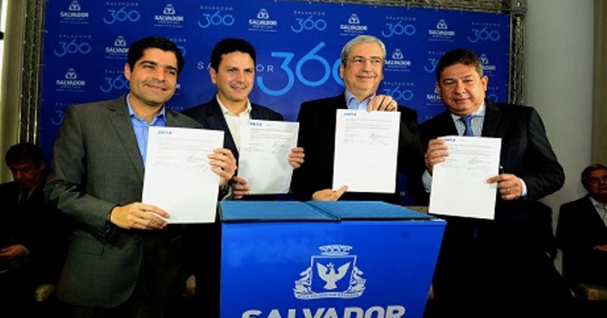 Prefeitura de Salvador assina contrato da segunda etapa das obras do BRT (Foto: Divulgação/Prefeitura de Salvador)