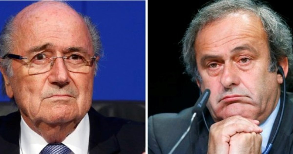 Blatter e Platini são suspensos por oito anos de atividades ligadas ao futebol. Foto: Reuters