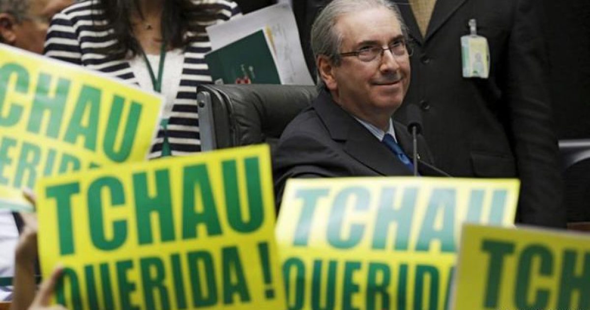 Réu por corrupção passiva e lavagem de dinheiro, o deputado Eduardo Cunha tentar salvar seu mandato. (Foto: Reprodução/Deutsche Welle)