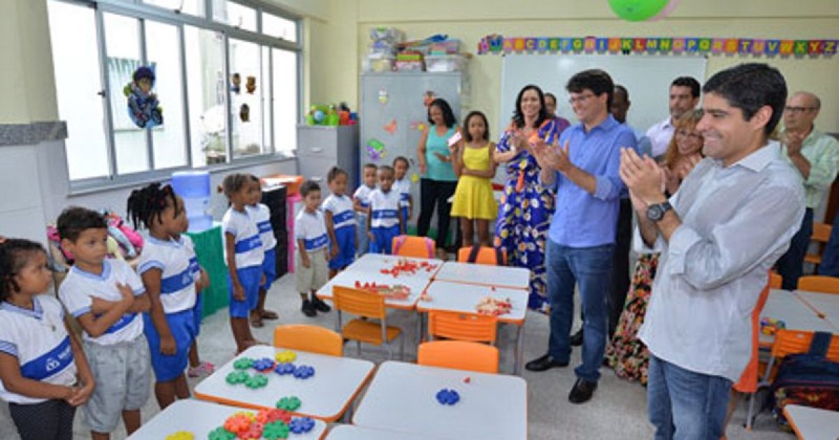 Prefeitura de Salvador inaugura Escola Eraldo Tinoco. (Foto: Divulgação/Agecom)