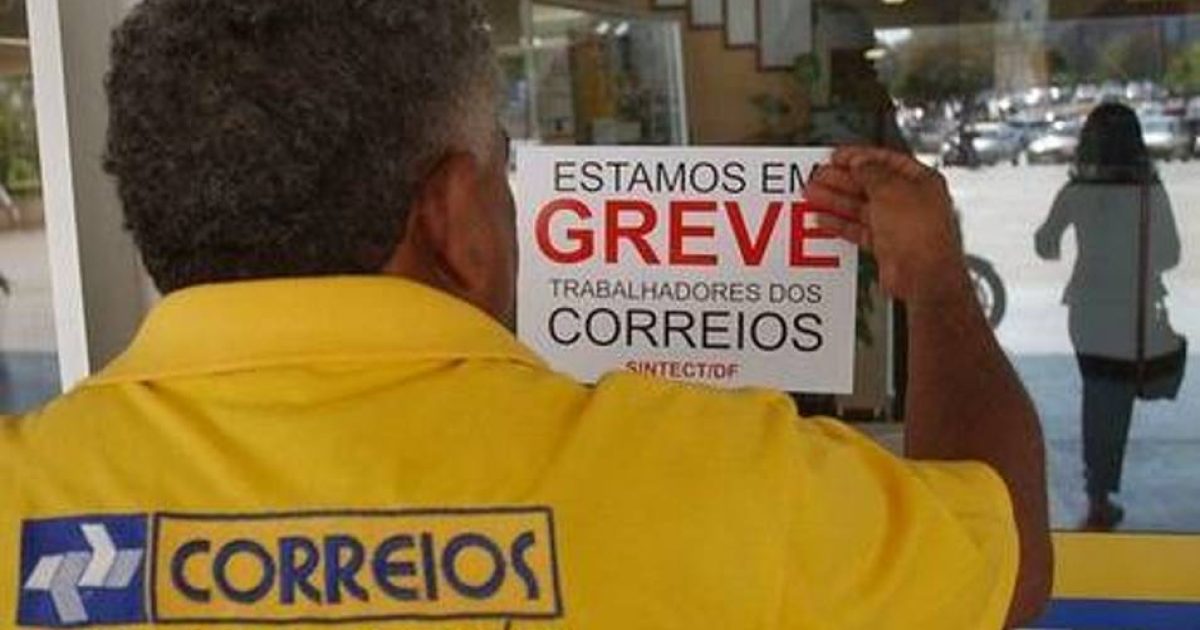Sindicato de empregados dos Correios mantém greve e convoca ato para o dia 3 (Foto: Reprodução/Portal Mídia)