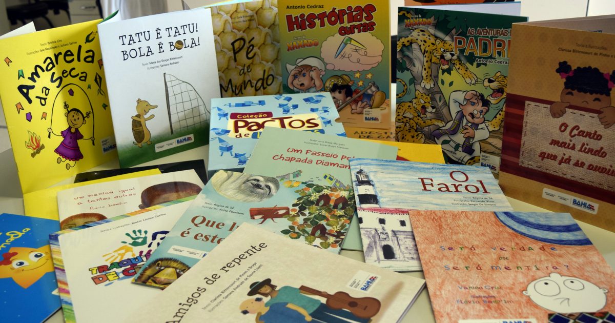 Livros serão distribuídos nas escolas públicas das redes municipal e estadual de ensino da Bahia. Foto: Divulgação