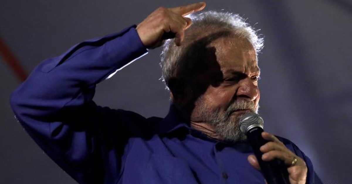 O ex-presidente Lula durante um discurso em agosto deste ano (Foto: Reprodução/Deutsche Welle)