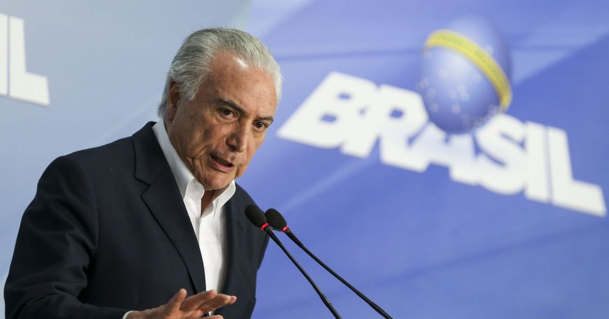 Presidente Michel Temer anuncia redução no preço do óleo diesel (Foto: Marcelo Camargo/Agência Brasil)