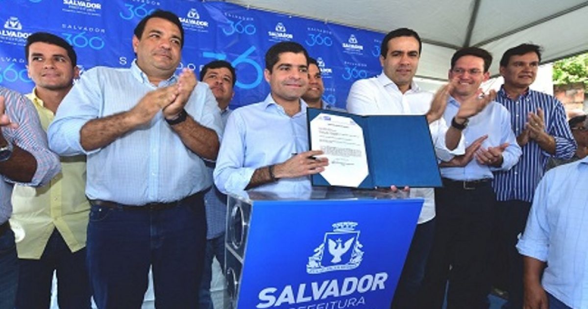 Prefeitura promove requalificação asfáltica em Coutos (Foto: Prefeitura de Salvador)