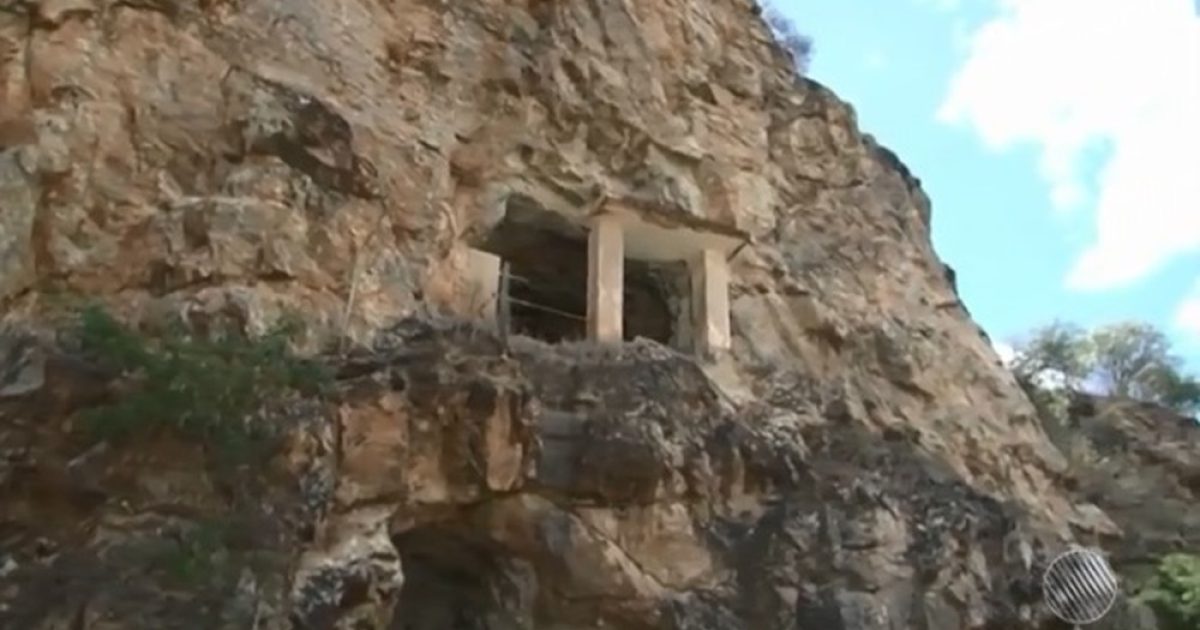 Jazida fica na cidade de Bom Jesus da Serra (Foto: Reprodução/ TV Sudoeste)