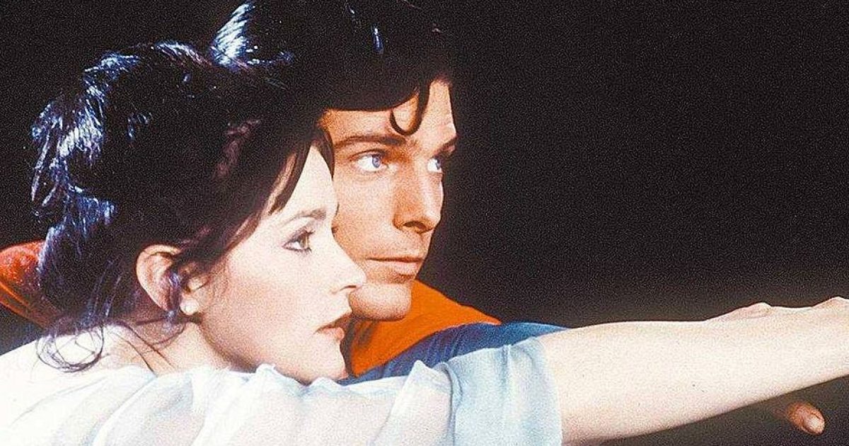 Os atores Margot Kidder e Christopher Reeve em cena do filme Super-Homem (Divulgação)