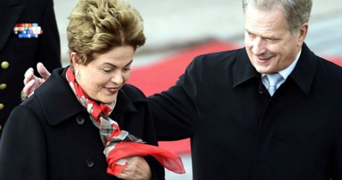Pontos em comum entre campanhas suspeitas de Dilma e Niinistö geraram piadas na imprensa finlandesa. Foto: Reprodução/BBC Brasil