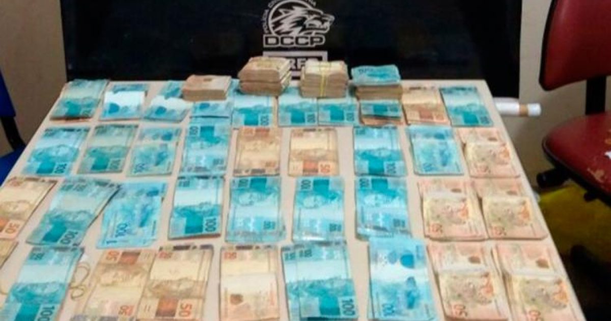 Polícia recuperou R$ 69 mil dos R$ 97 mil roubados (Foto: Divulgação/SSP)