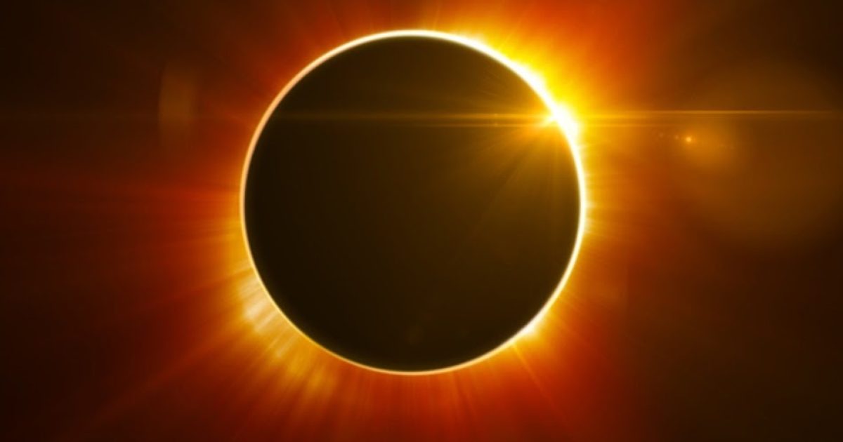 Segundo o Observatório Nacional, o eclipse será anular, também conhecido como “Anel de Fogo” (Foto: Reprodução)