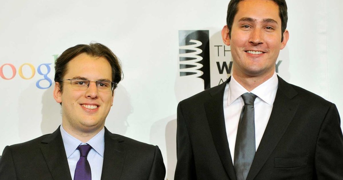 Fundadores do Instagram, Mike Krieger (esquerda) e Kevin Systrom, em Nova Iorque, em 21 de maio de 2012 (Foto: Stephen Chernin / Arquivo / Reuters)