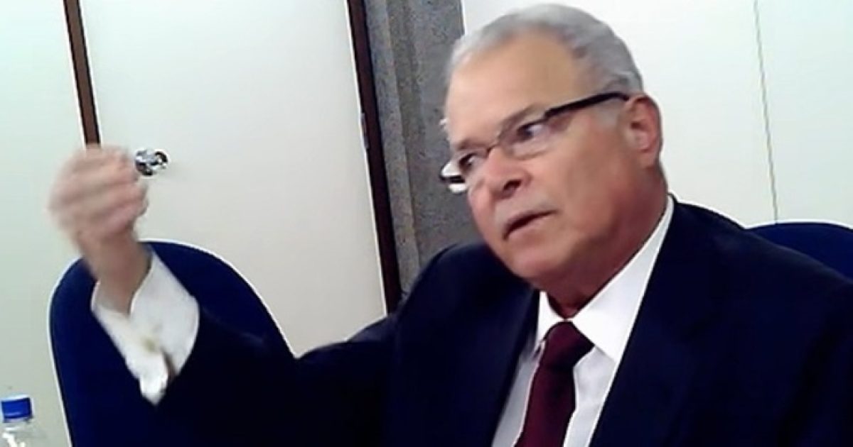 O empresário Emílio Odebrecht deu depoimento ao MPF como parte do acordo de delação premiada (Foto: Reprodução/Vídeo)