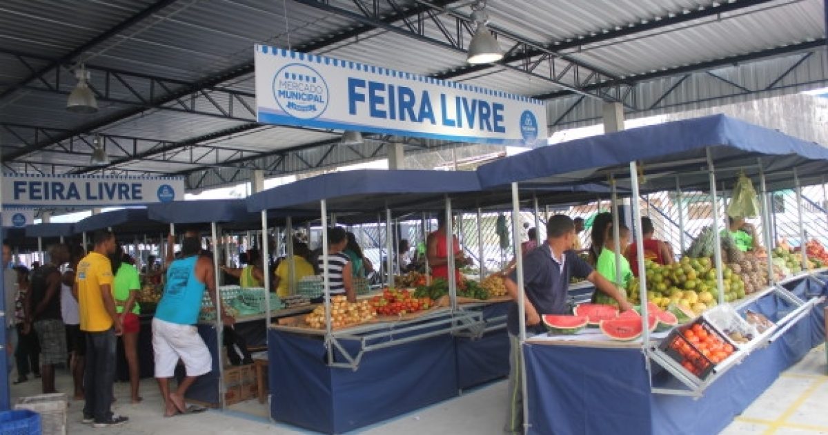 Novo Mercado Municipal de Periperi. Foto: Agecom/Evilânia Sena
