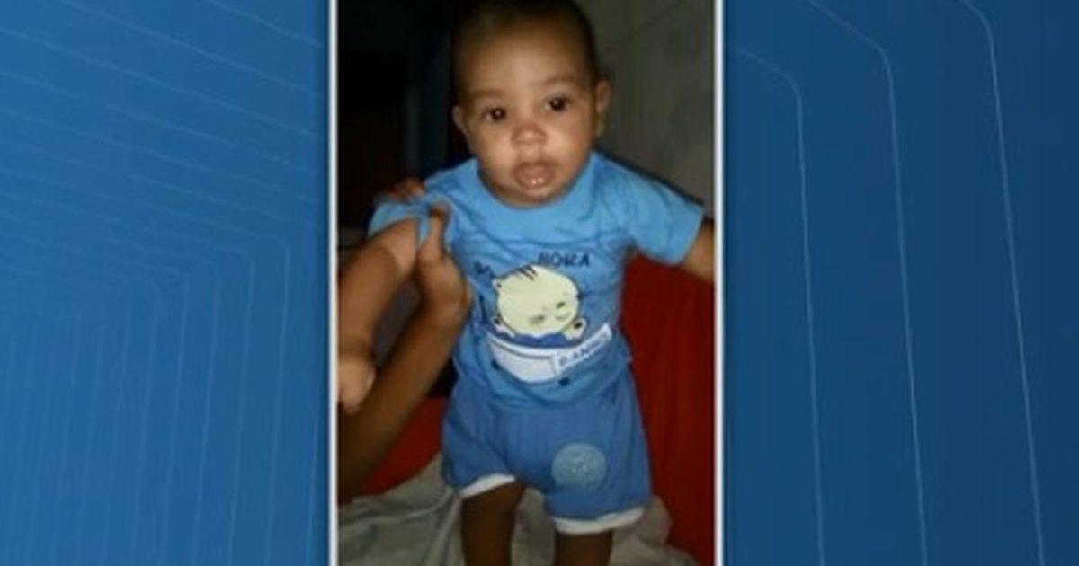 Ian tinha 5 meses e morreu após broncopneumonia (Foto: Reprodução/ TV Bahia)