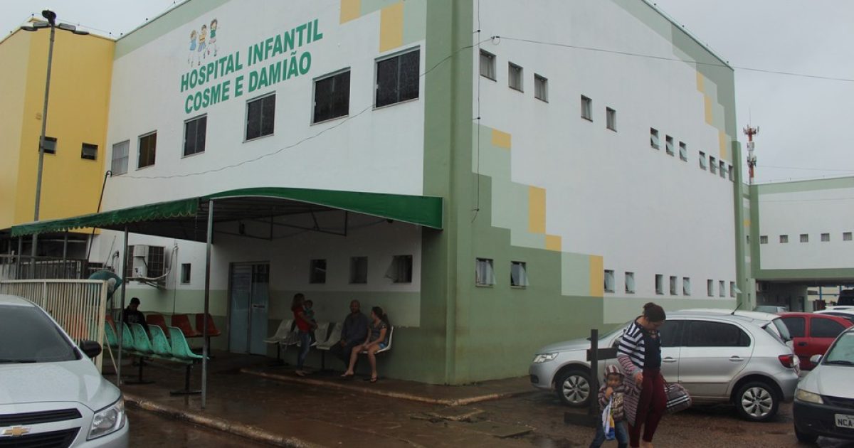 Vítima foi atendida no Hospital Infantil Cosme e Damião, em Porto Velho. — Foto: Pedro Bentes/Arquivo/G1