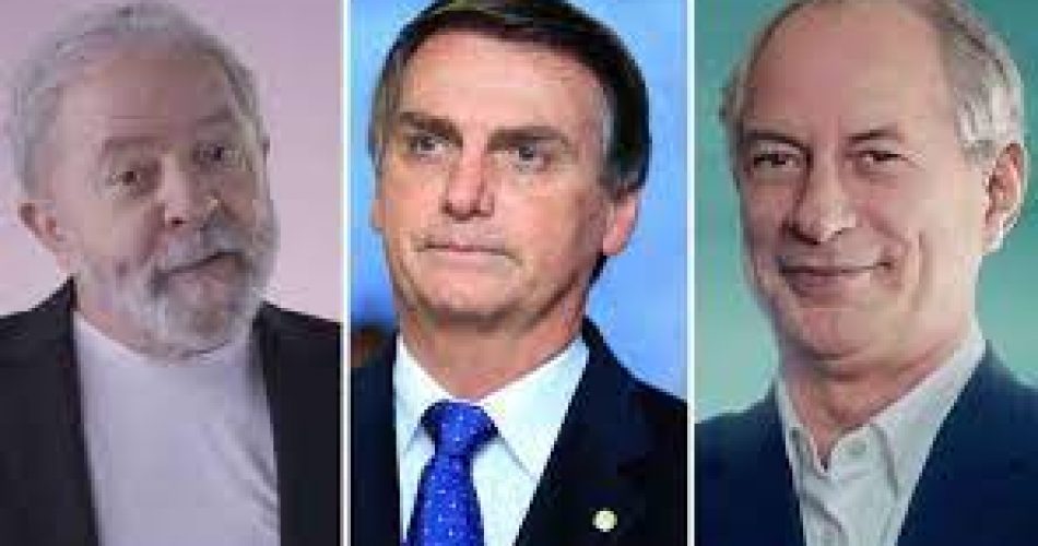 Lula, Bolsonaro e Ciro