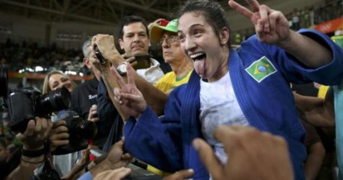Mayra Aguiar ganhou sua segunda medalha de bronze em Olimpíadas (Foto: Reuters/Toru Hanai/Direitos Reservados)