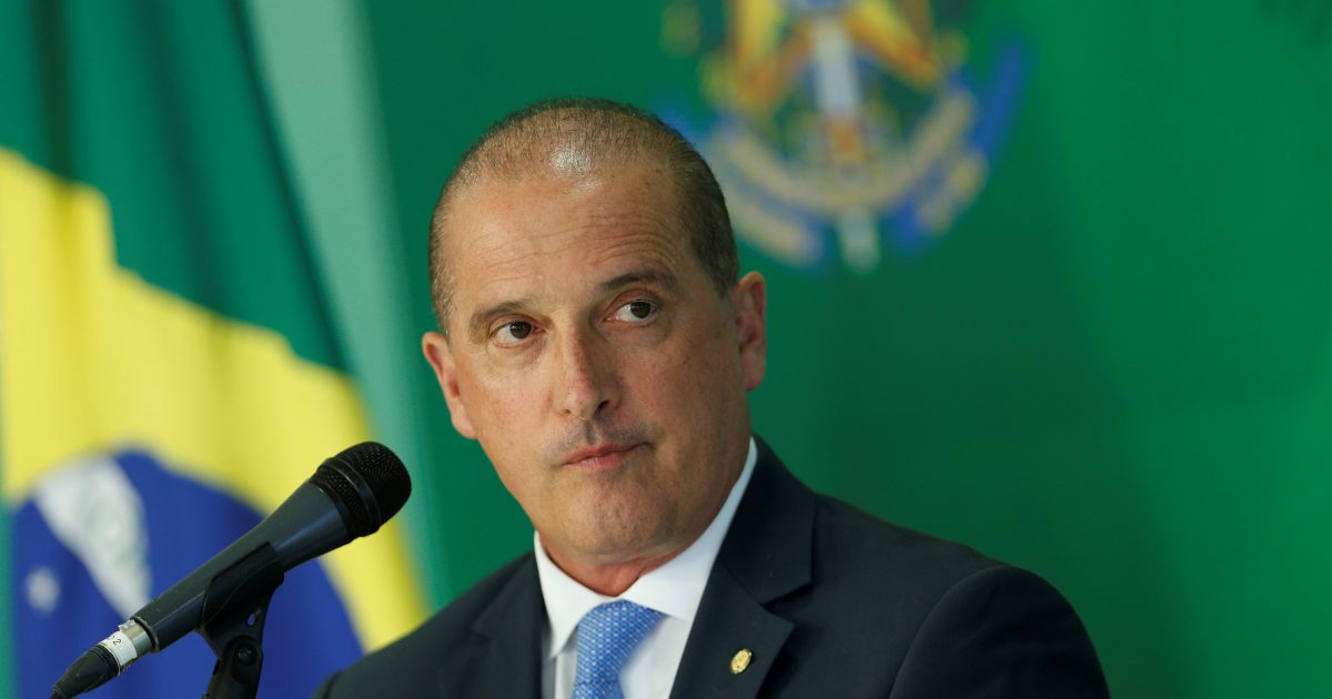 Brazil's Chief of Staff Minister Onyx Lorenzoni attends a news conference in Brasilia, Brazil January 3, 2019. REUTERS/Adriano Machado