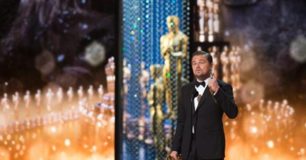 No ano passado, o prêmio de melhor ator foi para o consagrado Leonardo Di Caprio (foto: Agência Lusa)