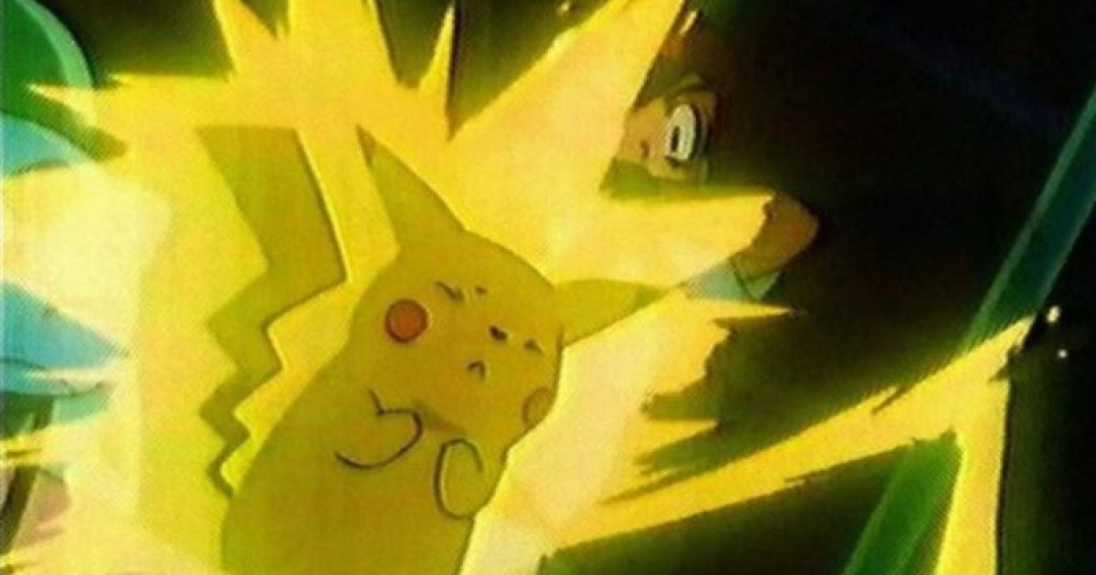 O Pikachu era assim quando apareceu na TV pela primeira vez, em 1997 (Imagem: Reprodução/BBC Mundo)