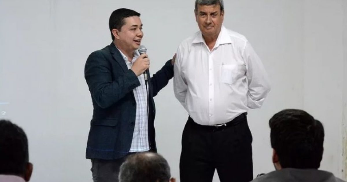 prefeito Colbertt Martins e Icaro Ivin