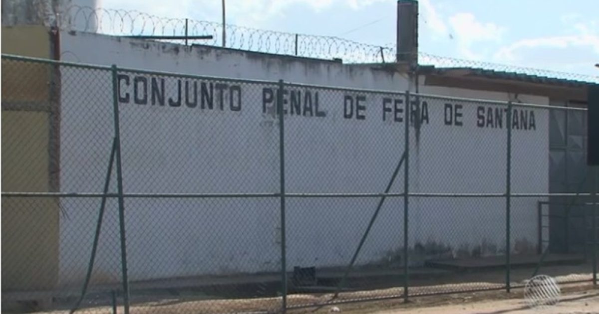 Por conta da suspensão da saída temporária, segurança foi reforçada na unidade prisional (Foto: Reprodução/ TV Subaé)
