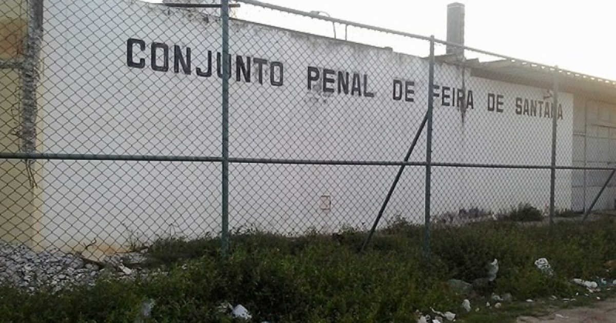 Conjunto Penal de Feira de Santana está impedido de receber novos presos (Foto: Almir Melo / TV Subaé)