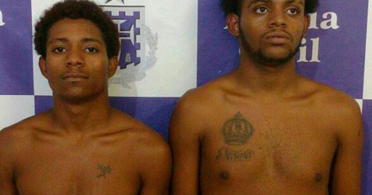 Irmãos foram presos no momento que anunciaram o assalto dentro de um coletivo na noite desta quarta-feira, 14 (Foto: Divulgação)