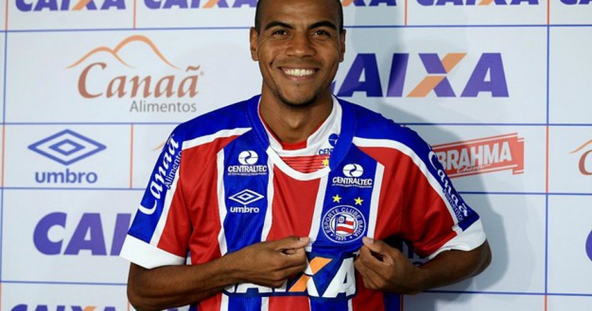 Régis Souza teve passagem breve pelo Bahia, onde só atuou em duas partidas (Foto: Felipe Oliveira/EC Bahia)