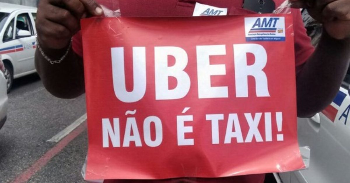 Uber, taxistas, Salvador, prefeitura de Salvador, transporte clandestino,