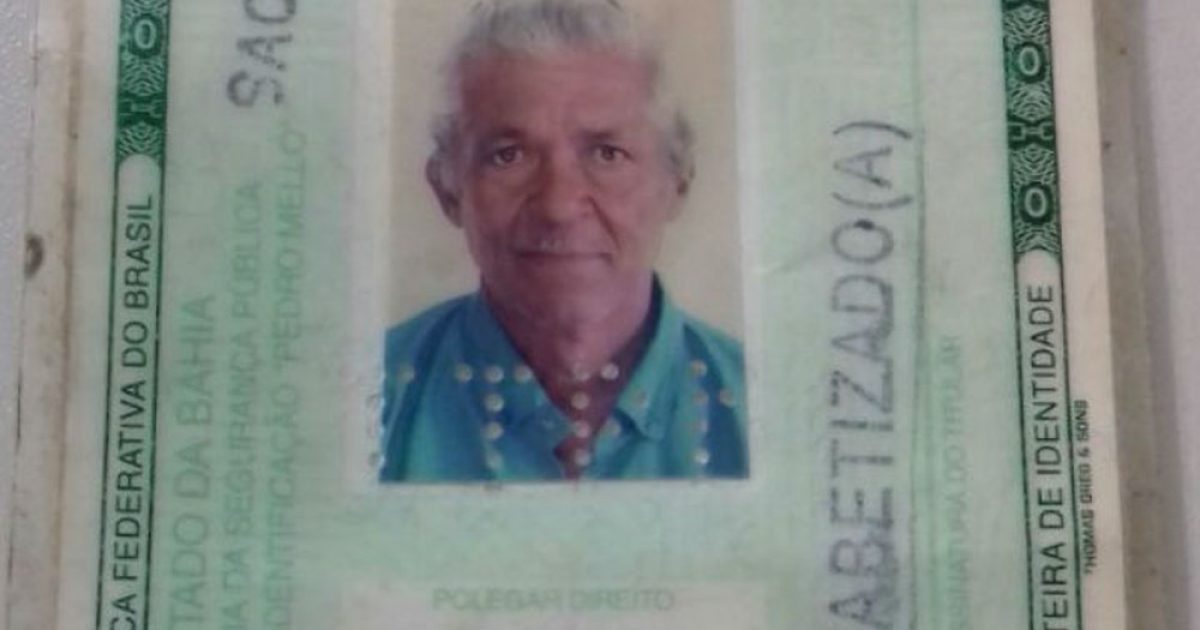 Idoso de 73 anos é morto a tiros após reclamar de som alto em bar na BA (Foto: Divulgação/Polícia Civil)